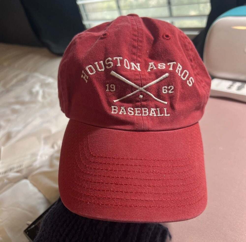 Legacy Athletic Houston Astros Established 1962 Cross Bats Maroon Strapback Hat